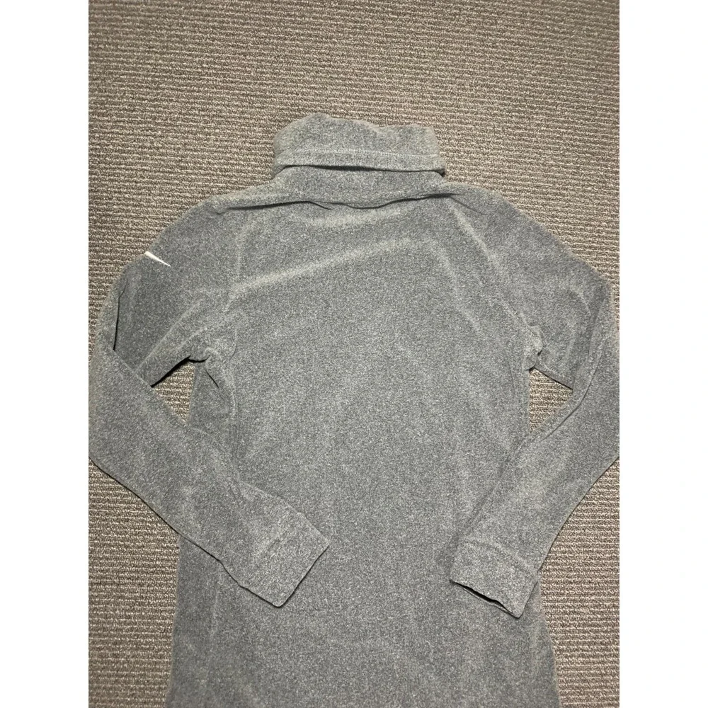 Nike Therma Dri-Fit Tunic Training Top Women's S Gray Pocket Fleece Long Sleeve